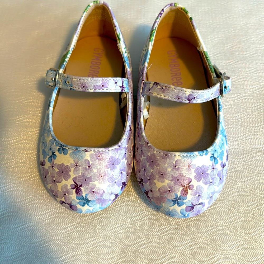 GYMBOREE FLORAL SHOES SZ6
